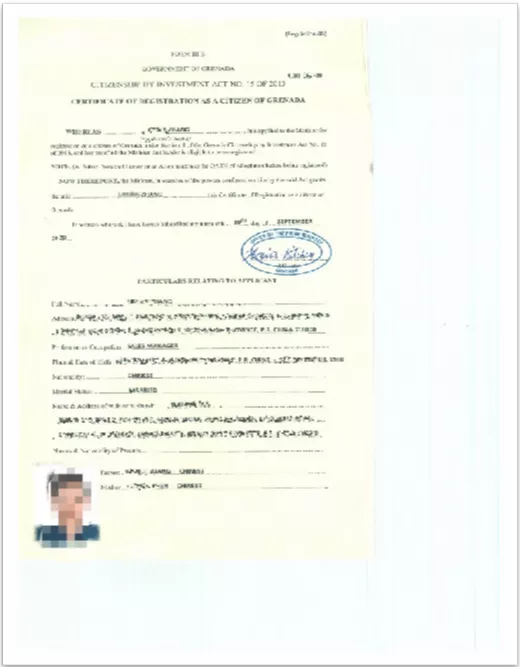 格林纳达公民纸